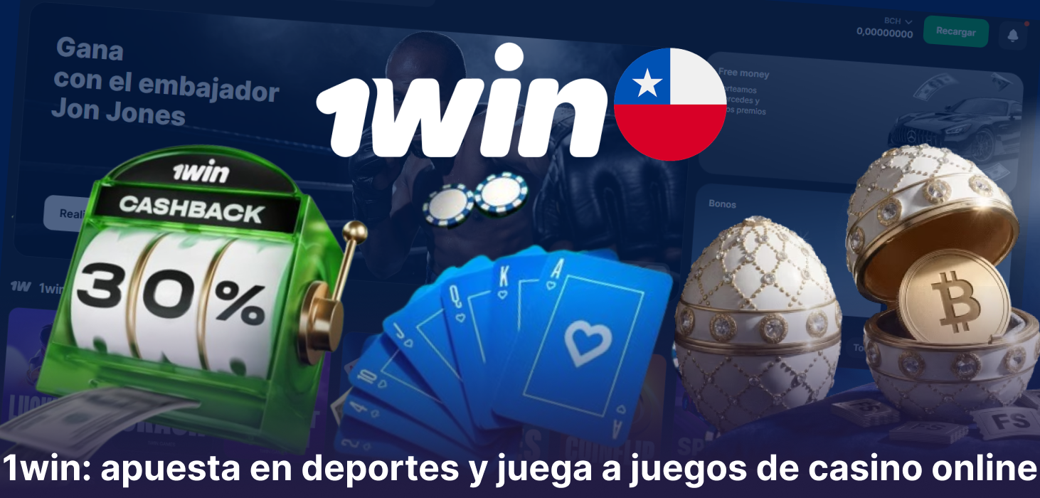 Opciones de casino y apuestas deportivas de 1win disponibles para los jugadores de Chile
